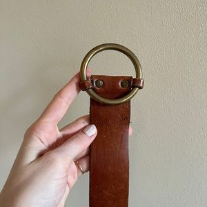 Soft brown GAP belt